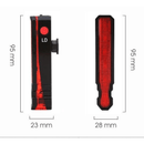 Lanterna Ciclovia Laser West Biking