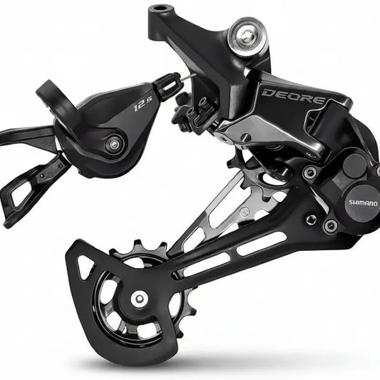 Kit Shimano Deore M6100 Original 12 Velocidades com câmbio traseiro RD-M6100 SGS e trocador SL-M6100 para bicicletas MTB.