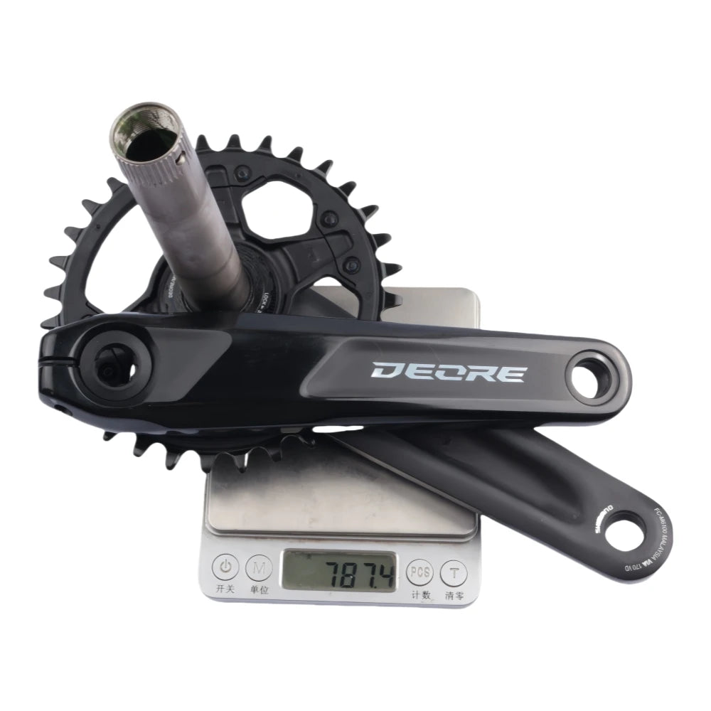 Pedivela Shimano Deore FC-M6100 12 Velocidades – Eficiência, Rigidez e Performance para Mountain Bike